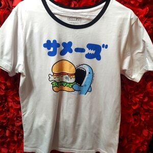 SameZU Size X-Large T-Shirt with Shark detail